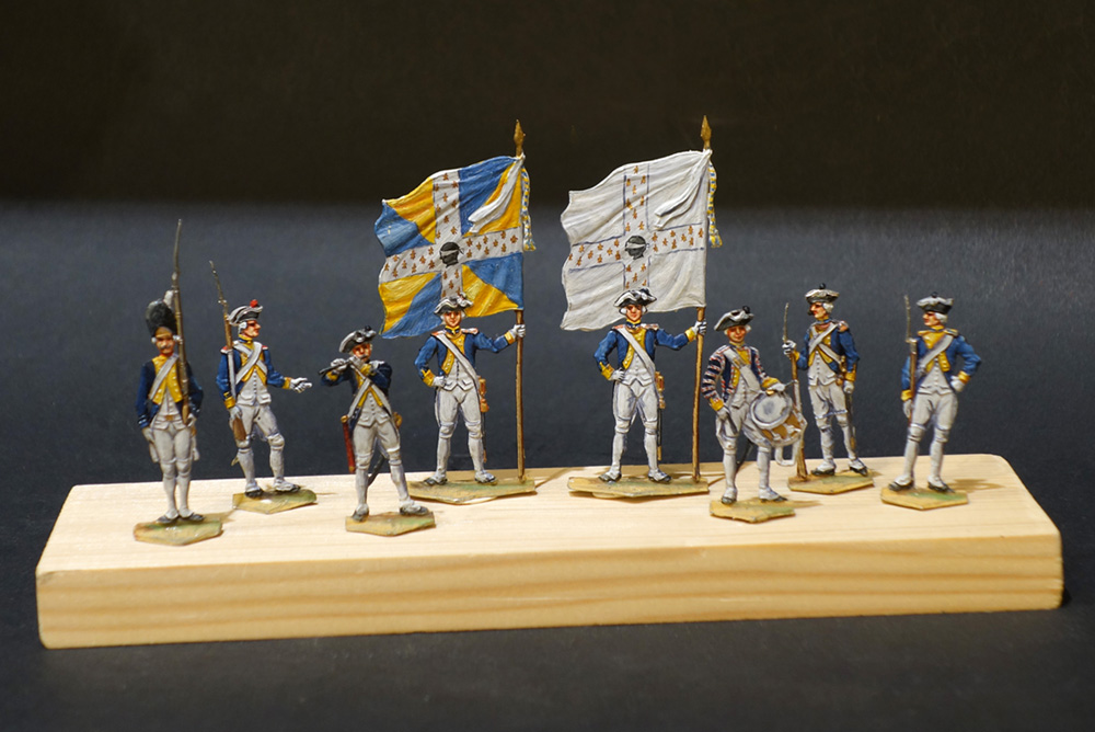 soldats royal corse - plat d'étain - boutique au plat etain - paris - rue guisarde